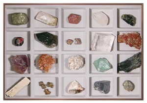 광물 결정 구조 표본(20종)